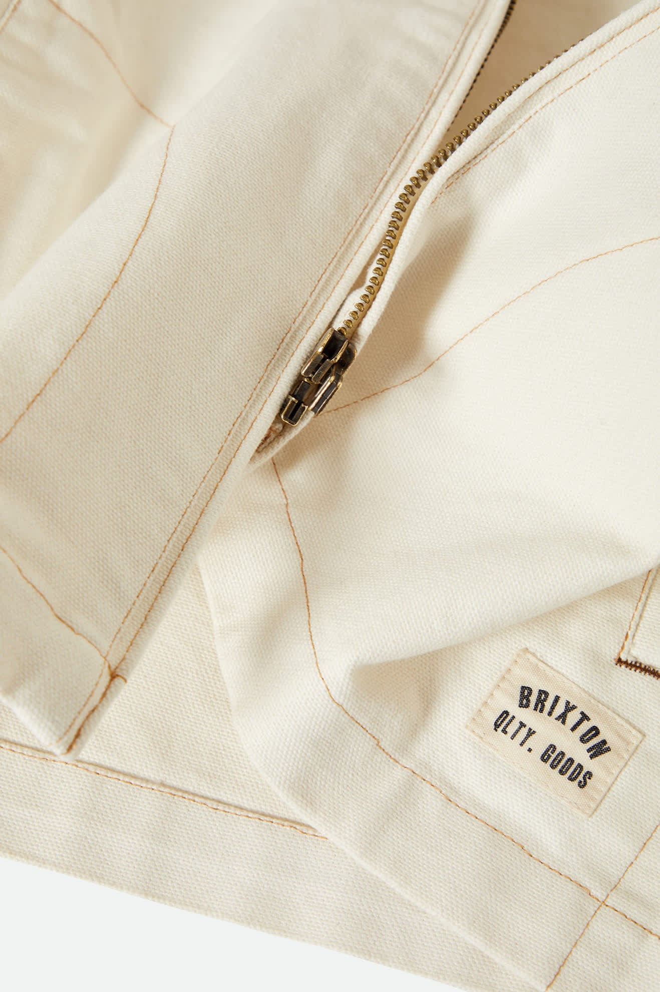 Mechanic Women's Garage Zip Jacket - Egret White - Image 6